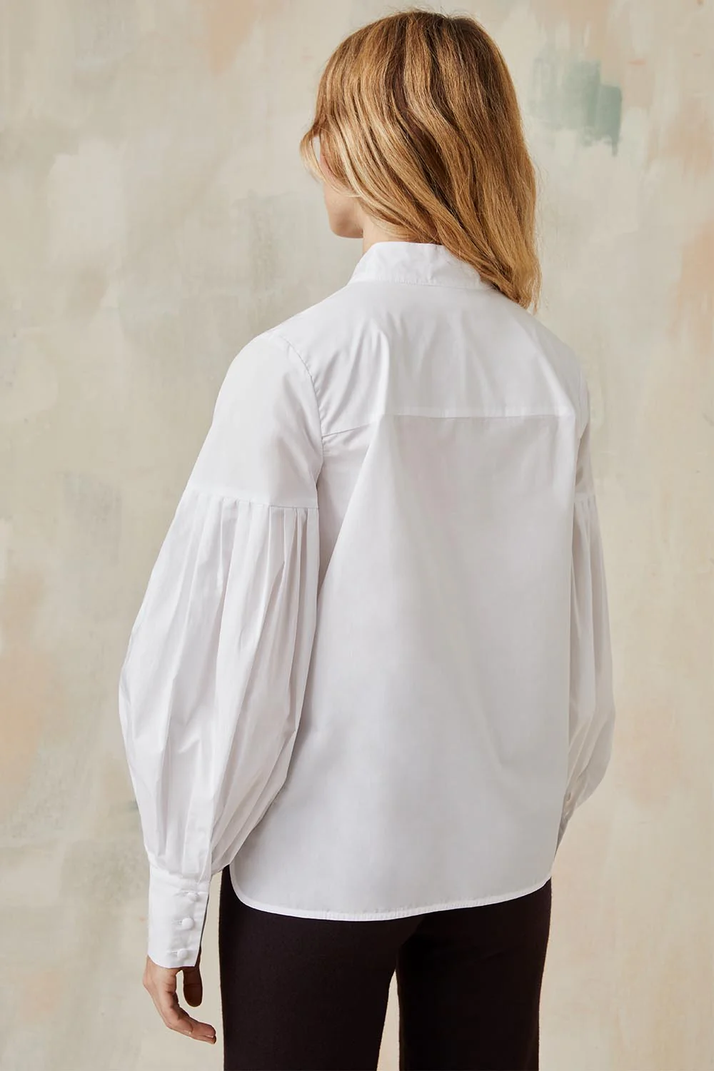 Blouse Fabuleuse en coton Blanc Innocent - Image 5