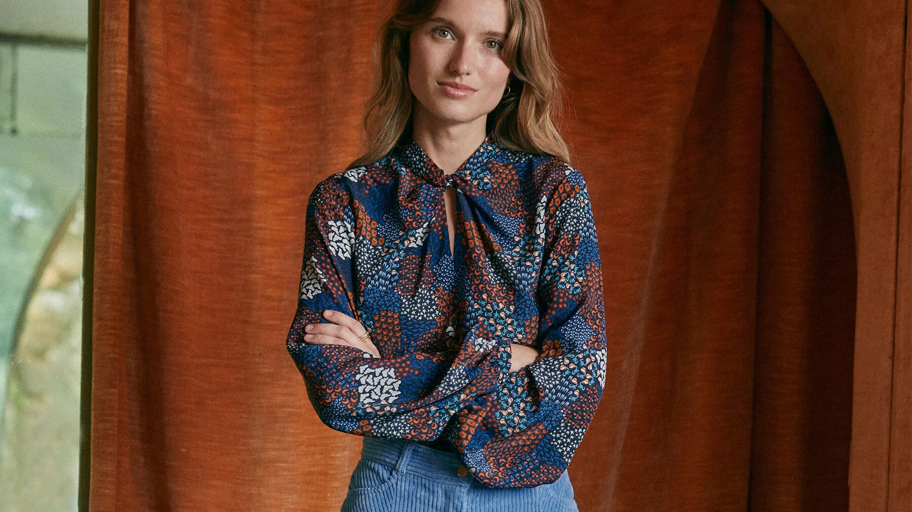 Blouse Olympe en soie Zodiac - Image 10