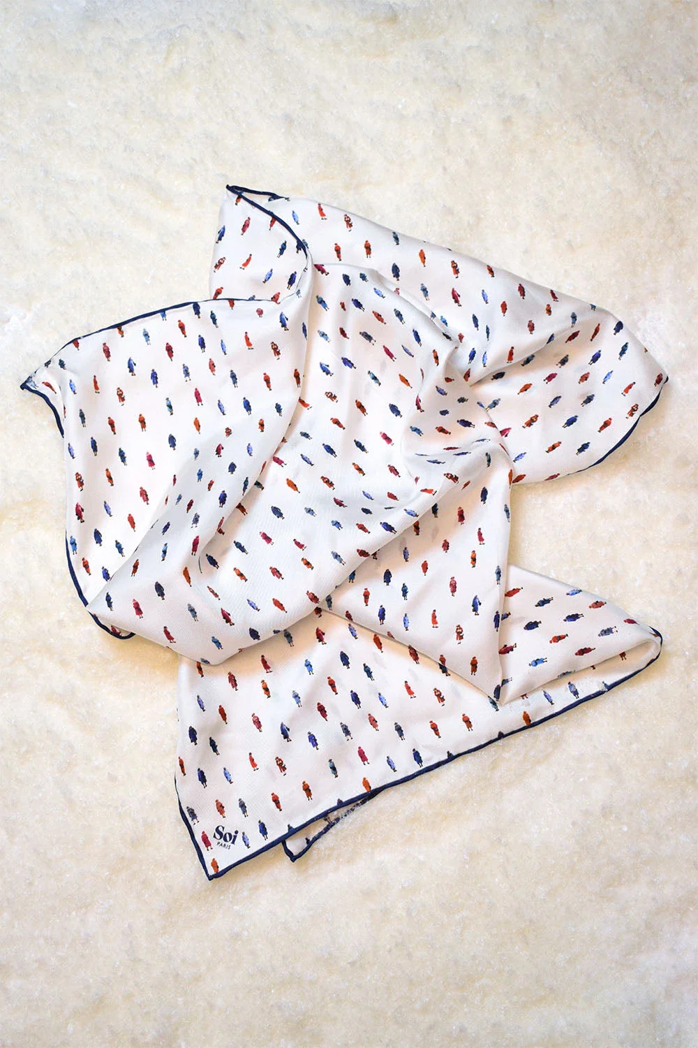 Foulard en soie Reine Elisabeth - Image 7