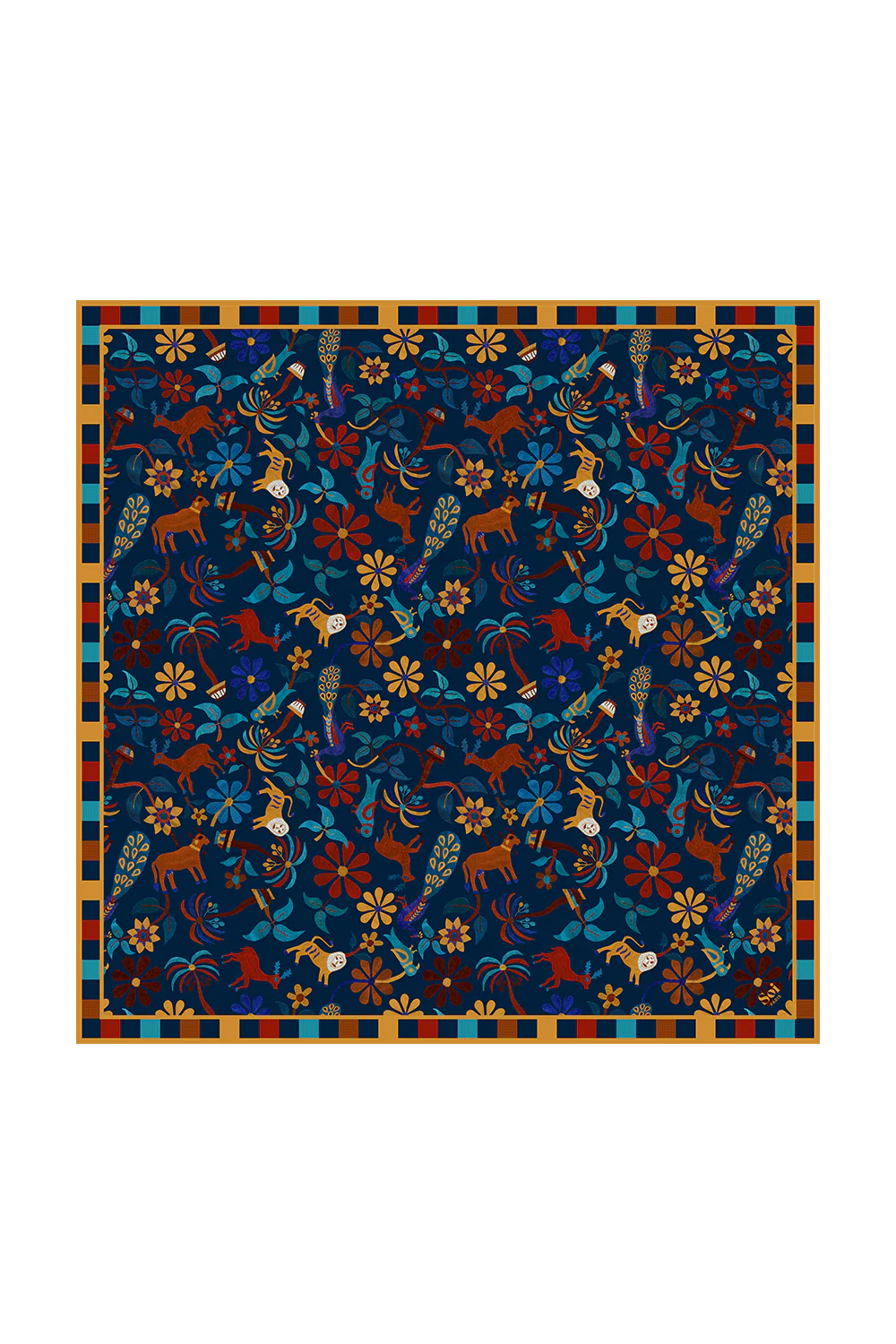 Foulard en soie Jaipur Mon Amour