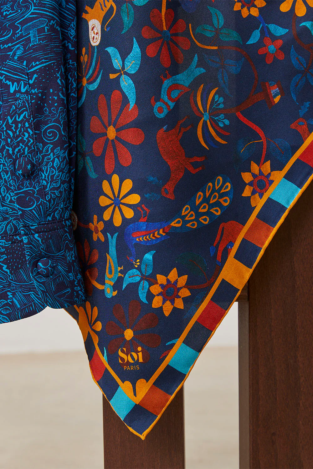 Foulard en soie Jaipur Mon Amour - Image 3