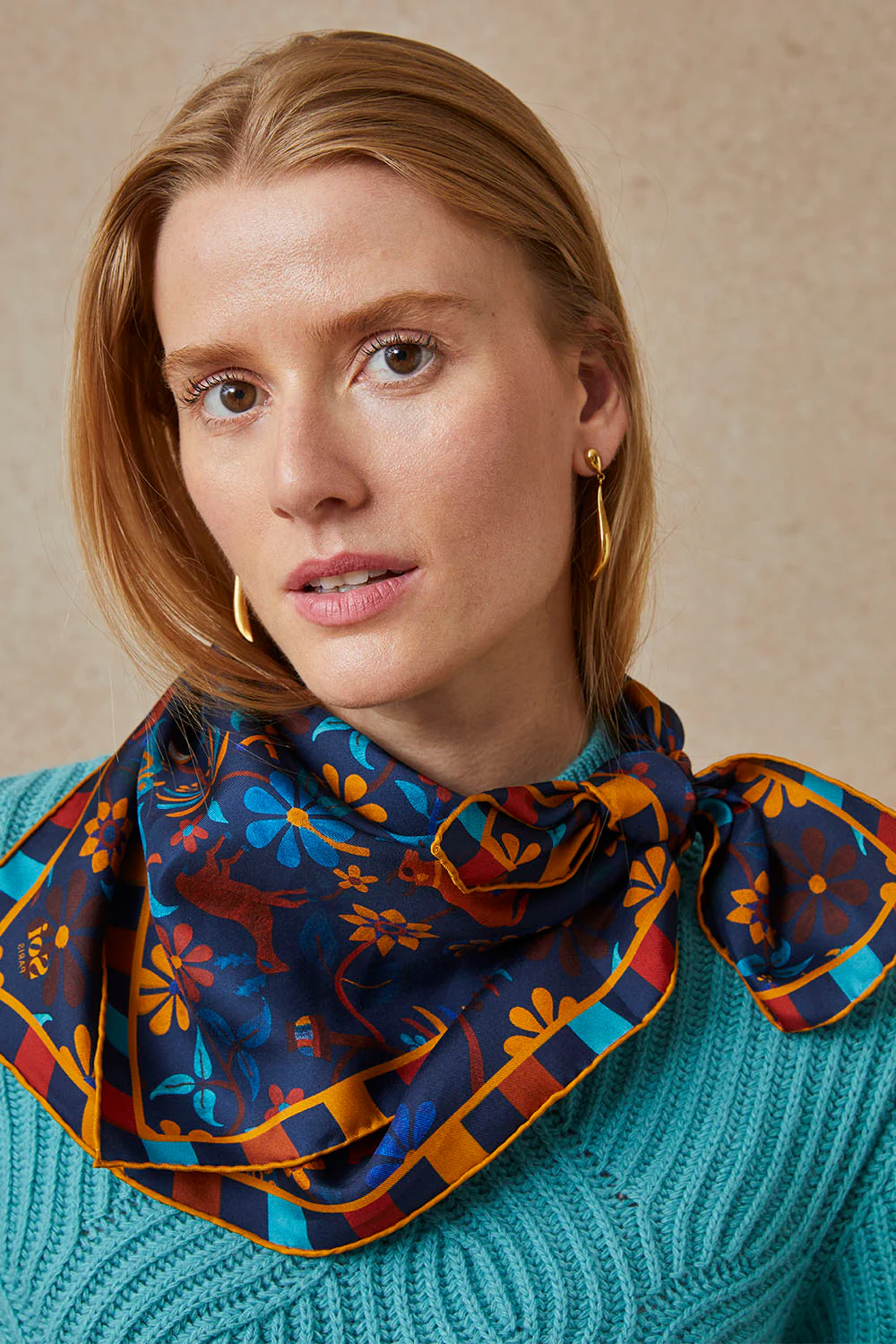 Foulard en soie Jaipur Mon Amour - Image 4