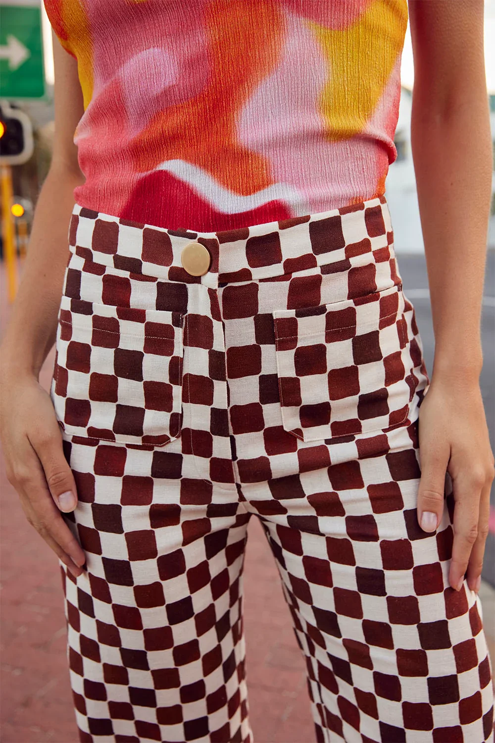 Pantalon L'Eternel Echec et Mat Chocolat - Image 2