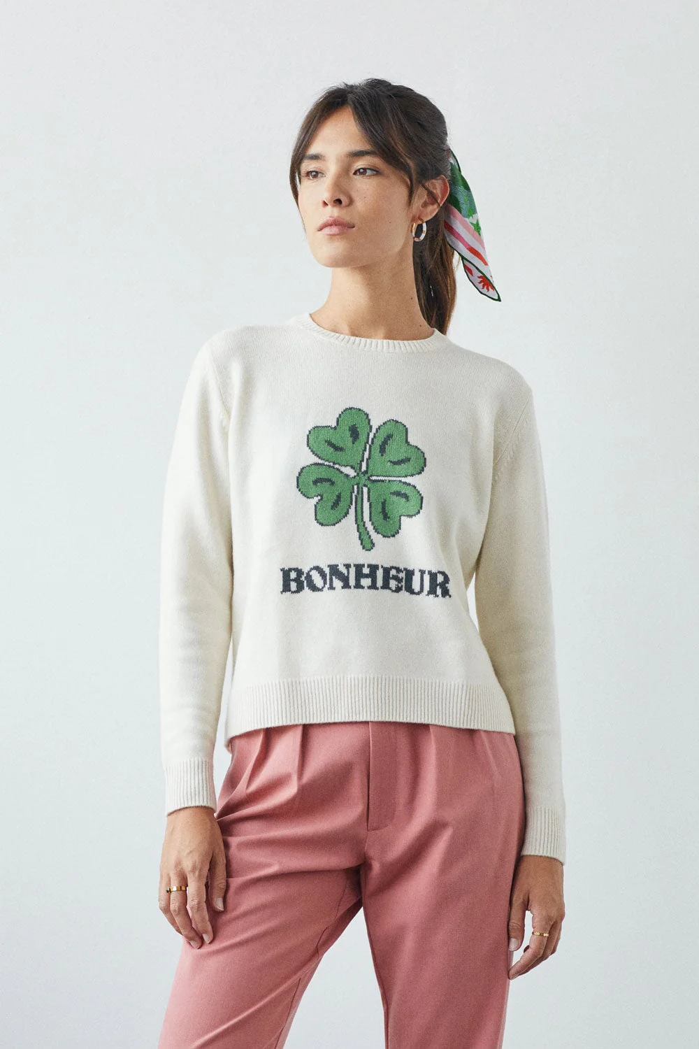 Pull Bonheur en laine - Image 3