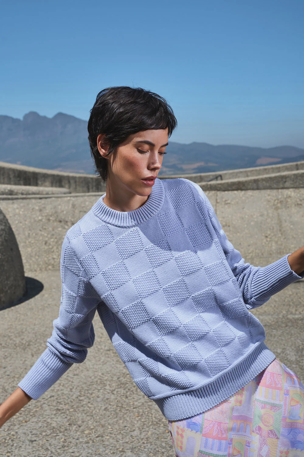 Pull Hélios Bleu Nuage - Image 6