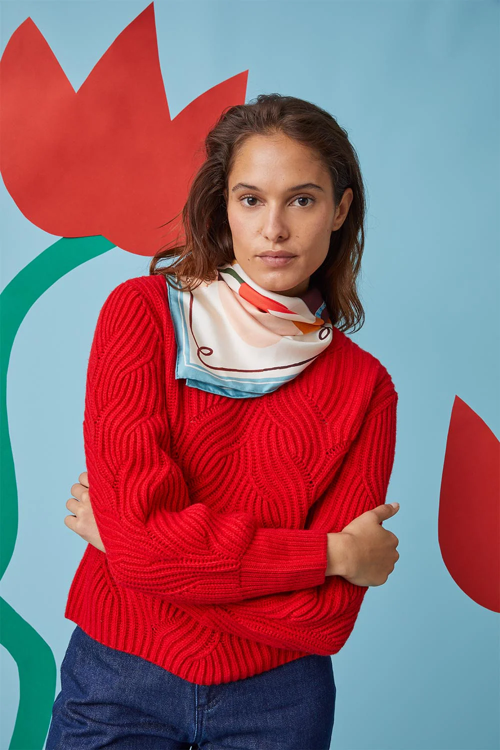 Pull Rouge Vermillon - Image 3