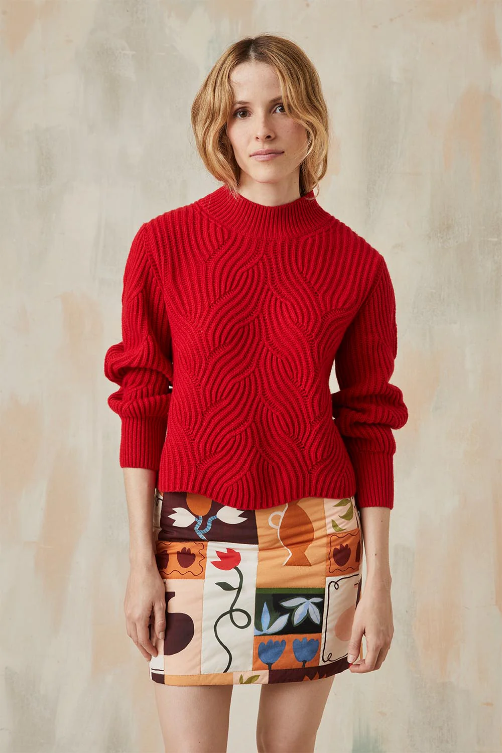 Pull Rouge Vermillon - Image 4