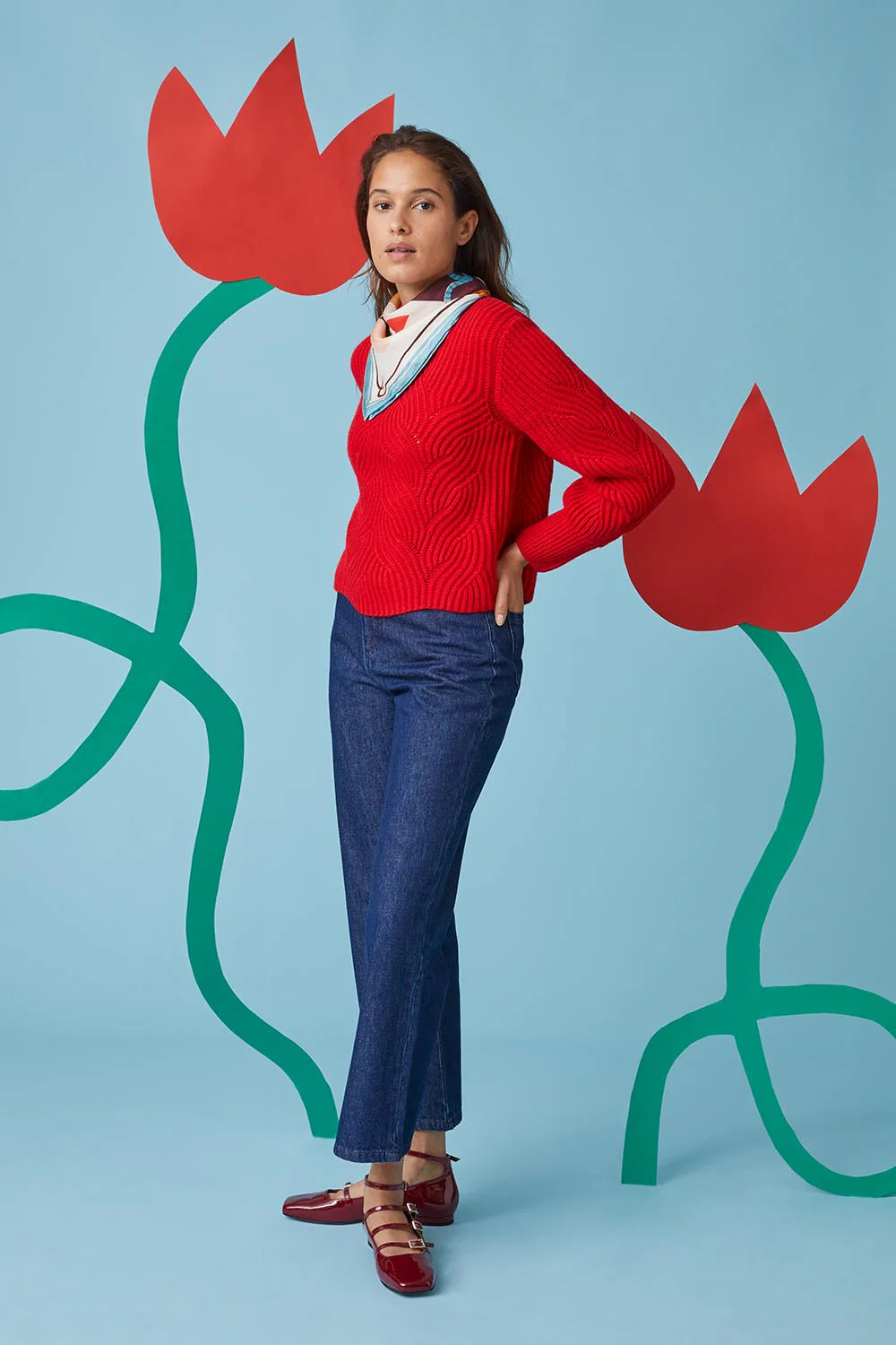 Pull Rouge Vermillon - Image 7