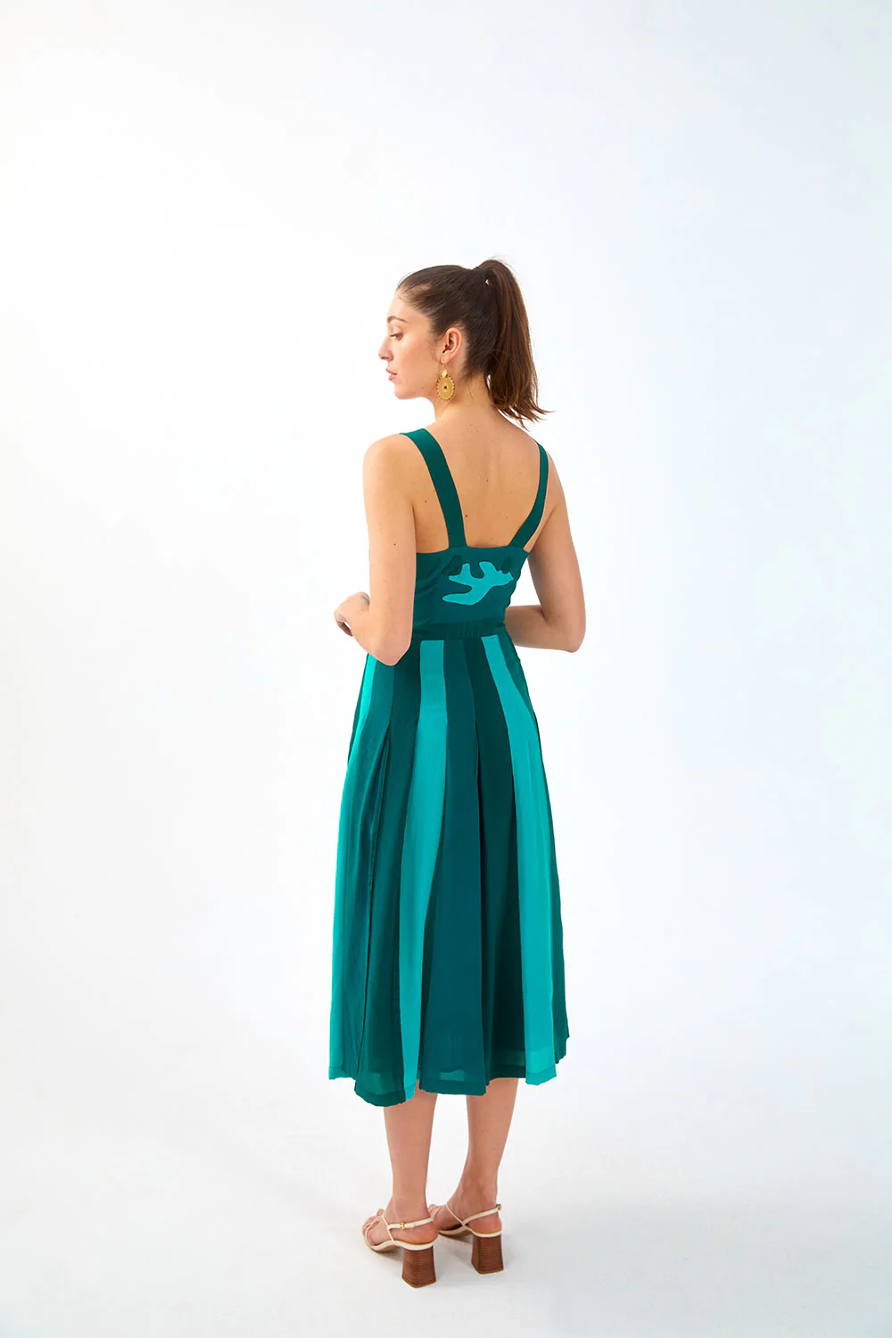 Robe en soie Eucalyptus - Image 12