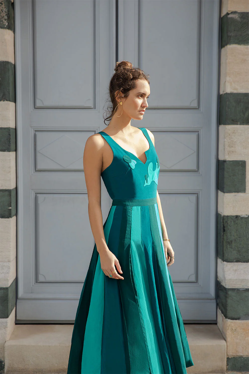 Robe en soie Eucalyptus - Image 3