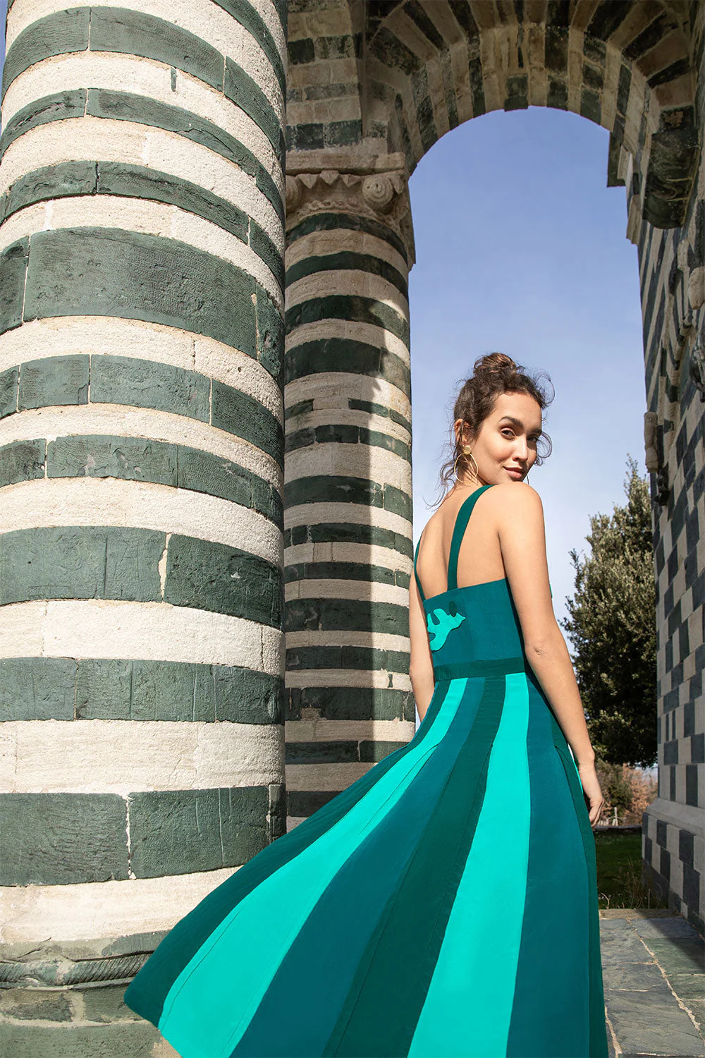 Robe en soie Eucalyptus - Image 4