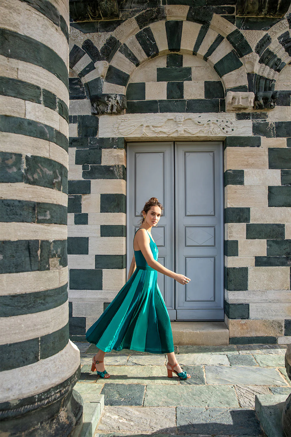 Robe en soie Eucalyptus - Image 9