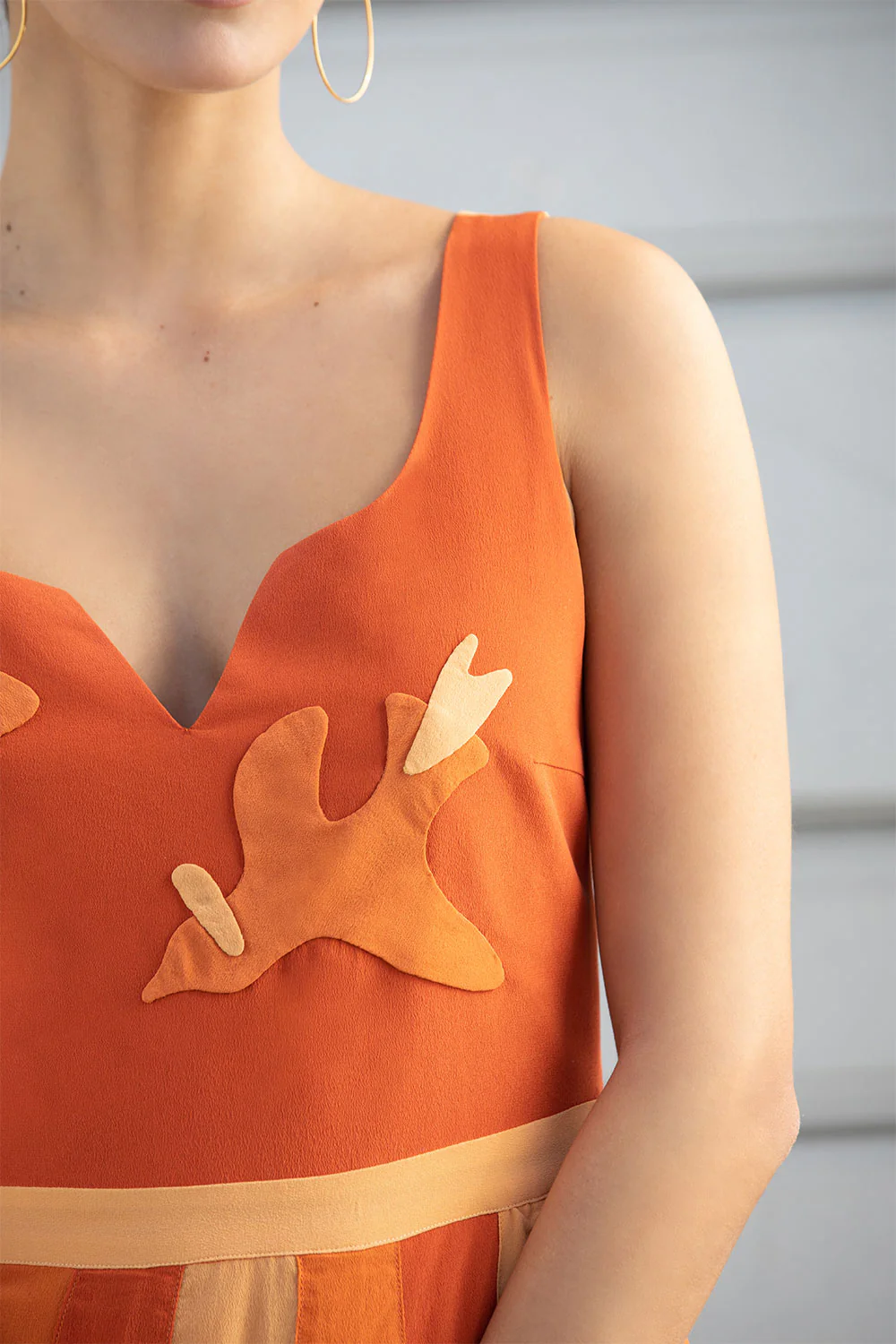 Robe en soie Hibiscus - Image 5