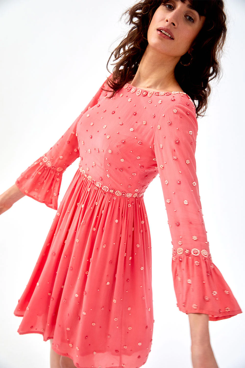 Robe en soie Hortensia - Image 3