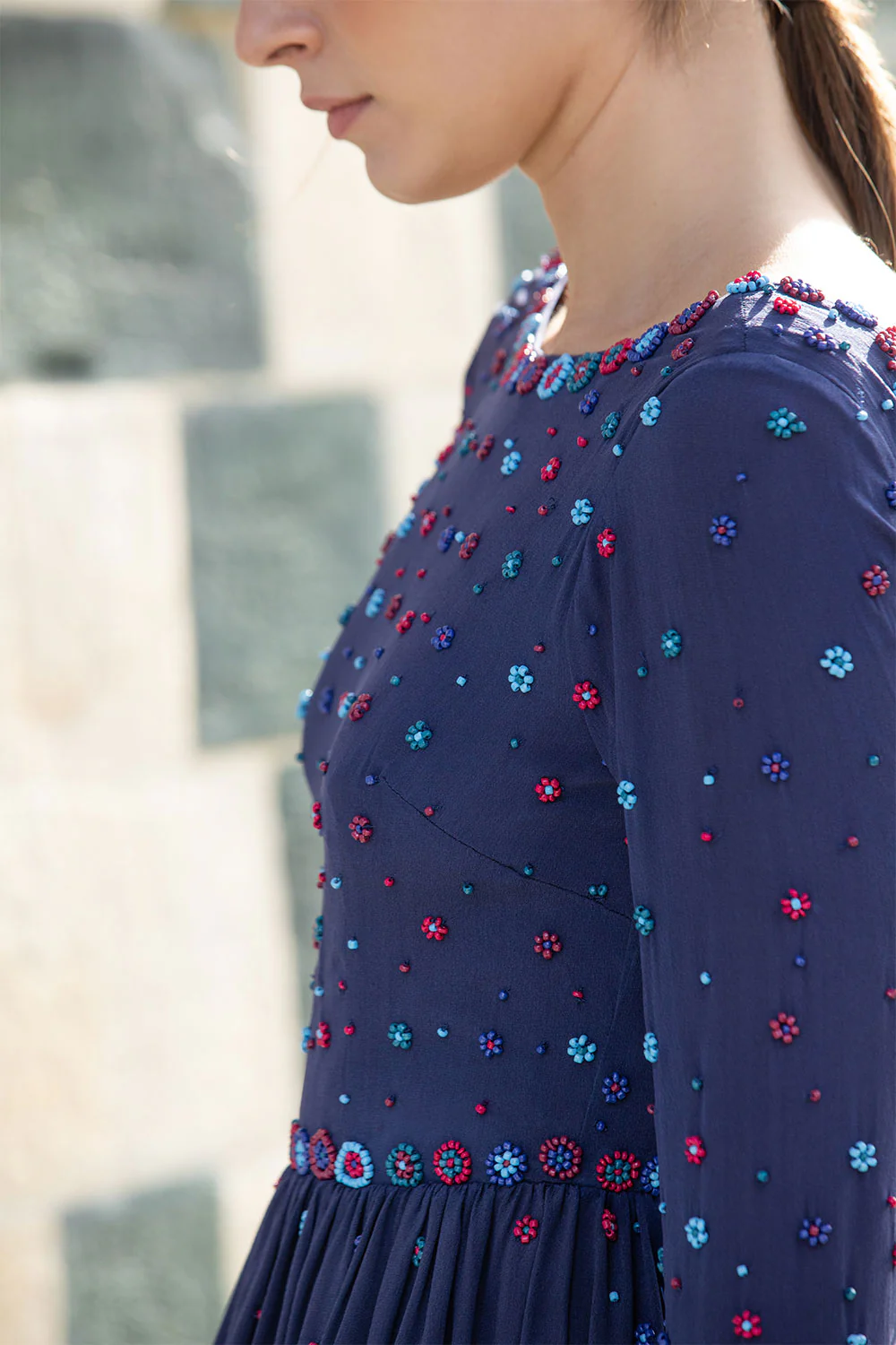 Robe en soie Iris - Image 10