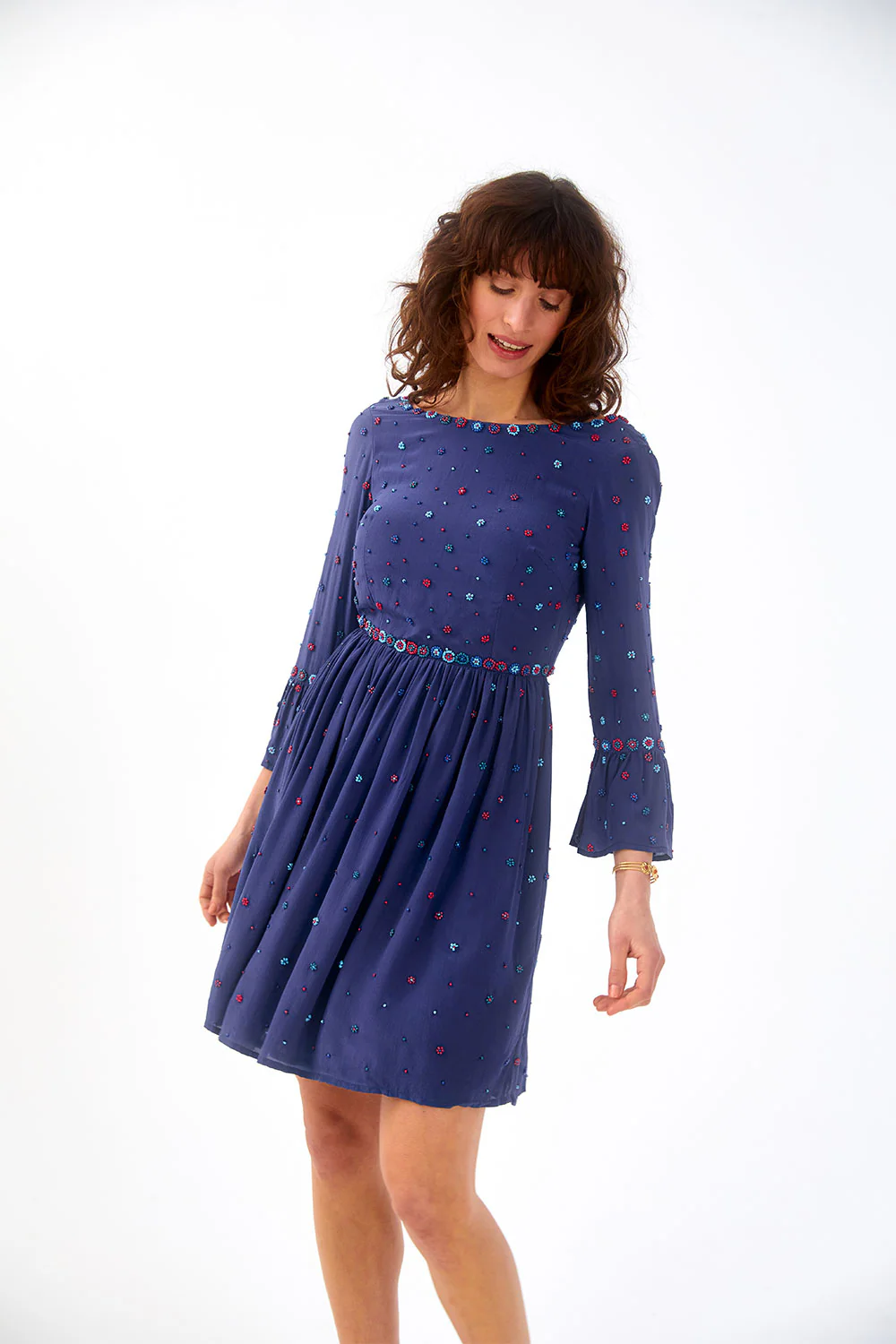 Robe en soie Iris - Image 11