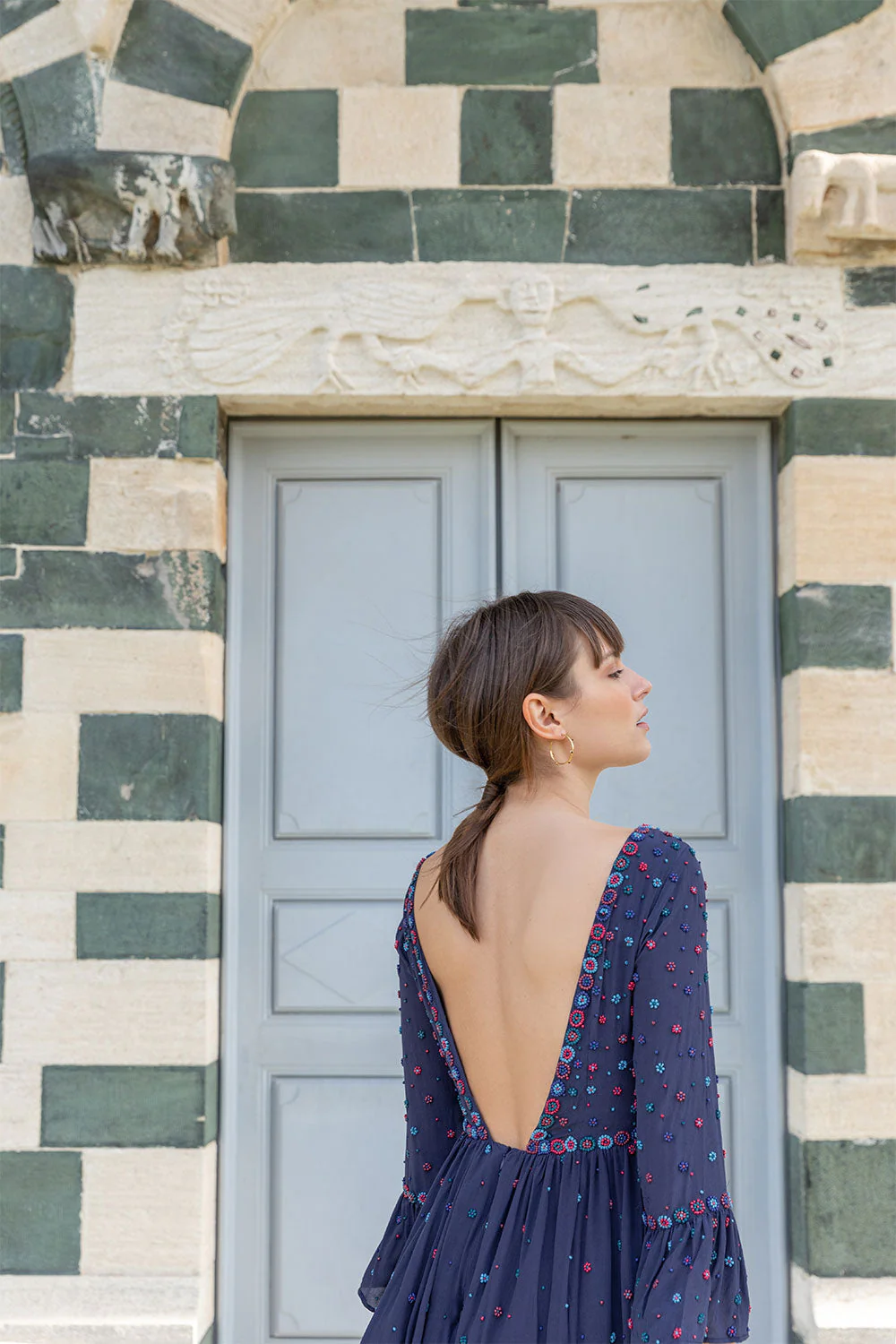 Robe en soie Iris - Image 5