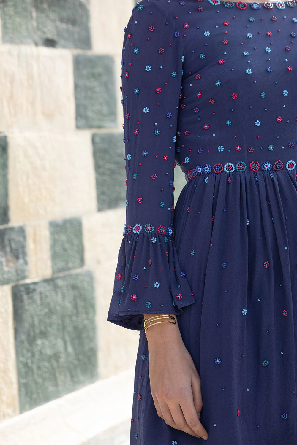 Robe en soie Iris - Image 7