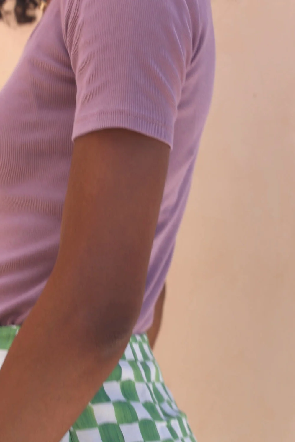 T-shirt Paresseuse en coton Rose - Image 5